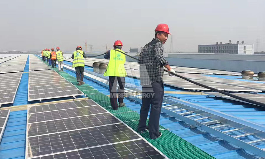 廣西彩鋼瓦支架光伏發(fā)電項目