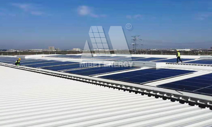 天津國家會展中心光伏支架施工項目