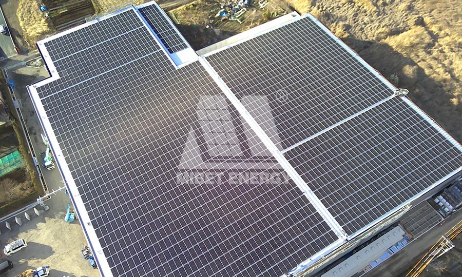 日本靜岡縣彩鋼瓦屋頂系統(tǒng)項目-2