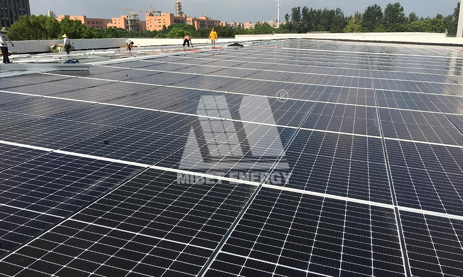 中國(guó)杭州彩鋼瓦屋頂BAPV項(xiàng)目-3