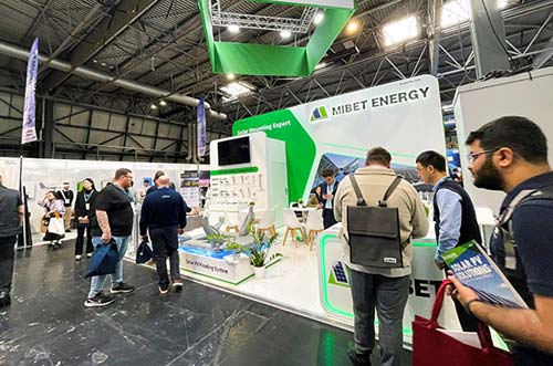 邁貝特?cái)y光伏支架系統(tǒng)亮相英國國際太陽能&儲能展